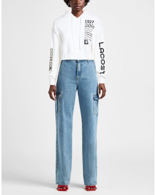 Lacoste White Sweatshirts