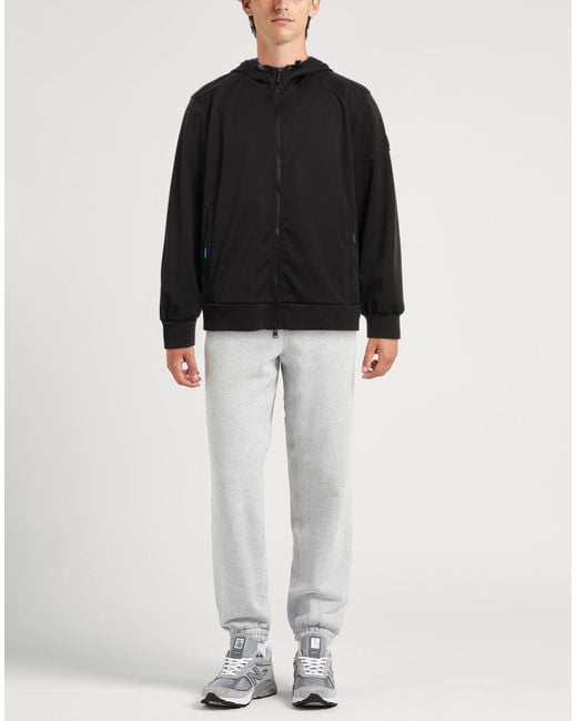 Woolrich Black Soft Shell Fz Hoodie Jacket Polyester for men