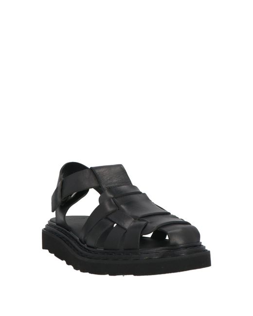 Officine Creative Black Sandals