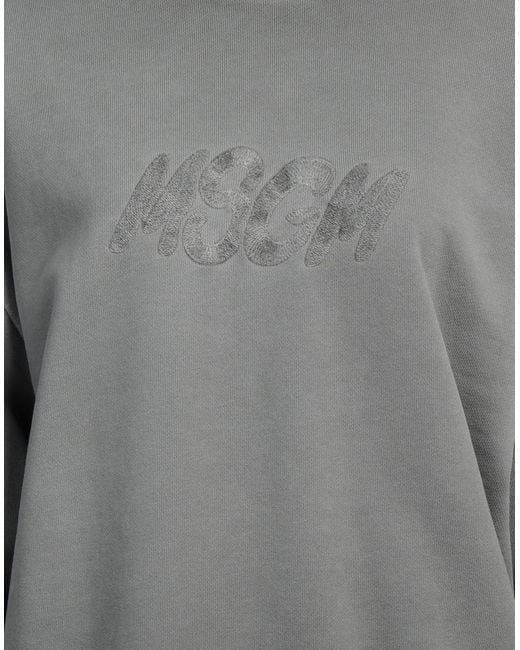 MSGM Gray Sweatshirt