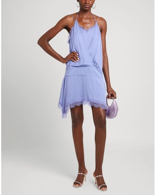 Moschino Purple Mini Dress