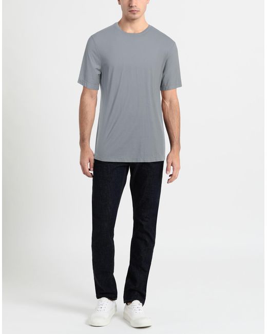 FILIPPO DE LAURENTIIS Gray T-shirt for men