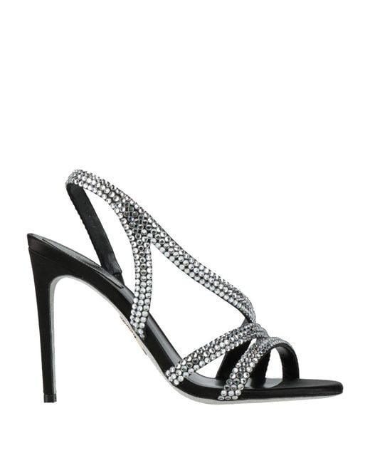 Rene Caovilla Metallic Sandals Leather