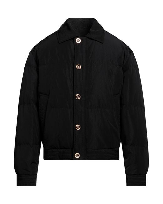 Doudoune plumes ou synthétique Versace pour homme en coloris Black