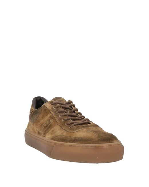 Tod's Brown Light Sneakers Leather for men