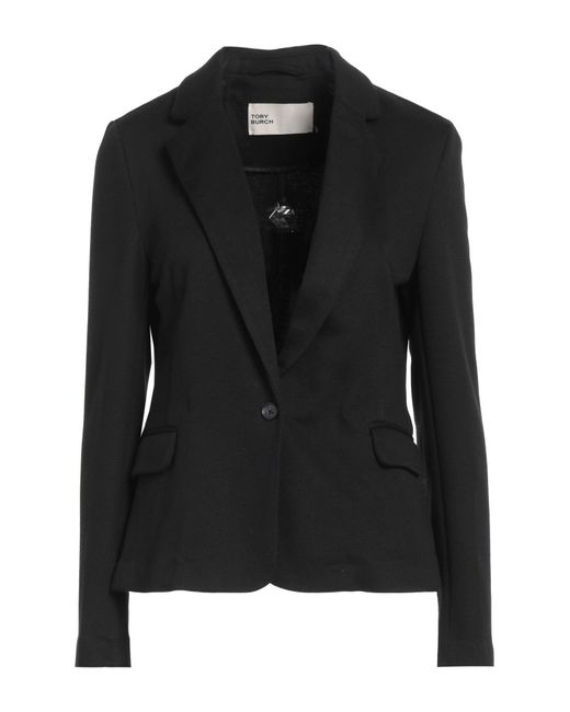 Tory Burch Black Blazer Wool, Polyamide