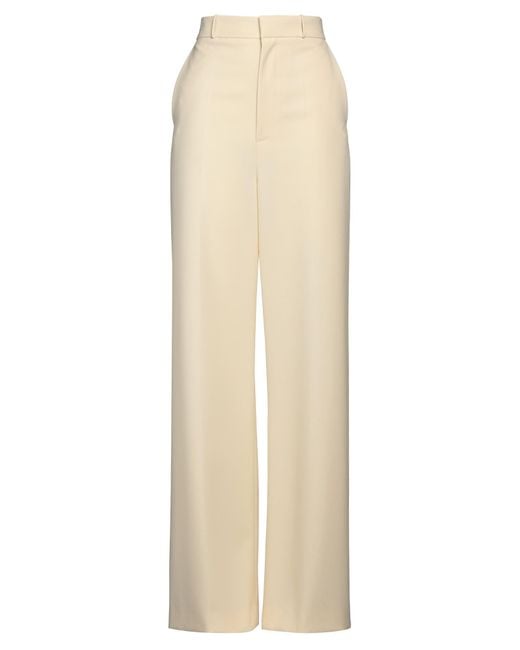 Del Core Natural Pants Virgin Wool, Cotton
