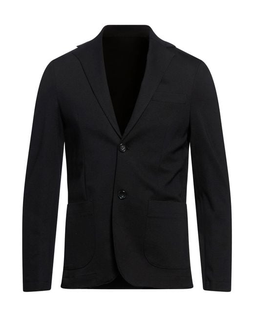 Imperial Black Blazer Viscose, Nylon, Elastane for men