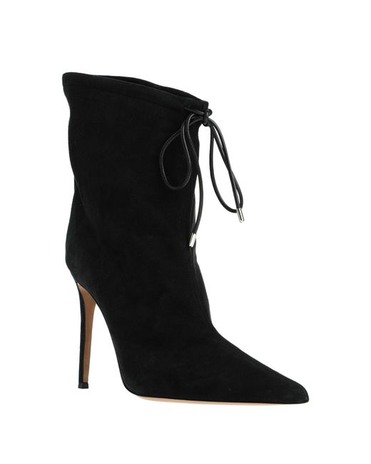 Alexandre Vauthier Black Ankle Boots Leather