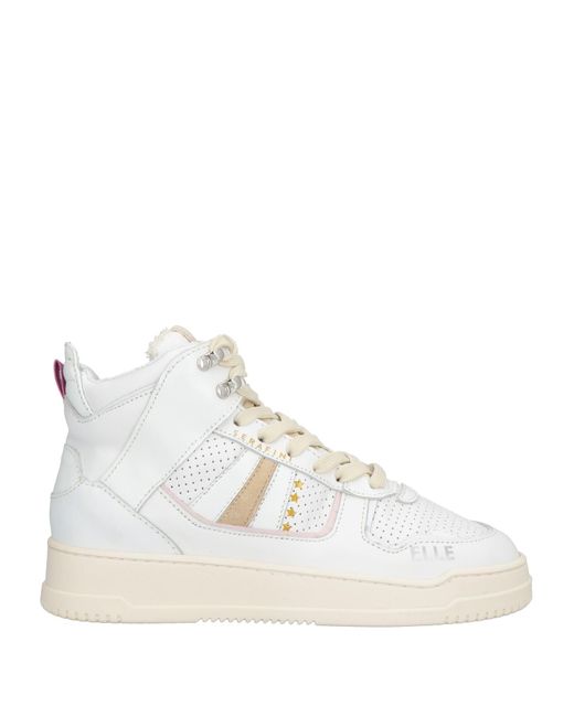 Serafini White Runway Sneakers Leather