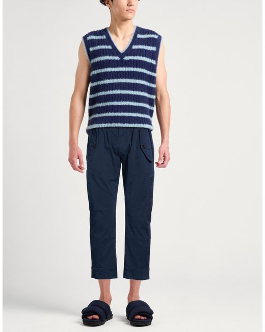 DSquared² Blue Midnight Pants Cotton, Elastane for men