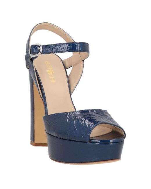 Elena Iachi Blue Sandals