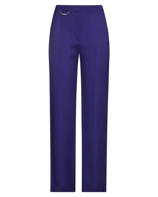 SEVENTY VENEZIA Blue Pants Viscose