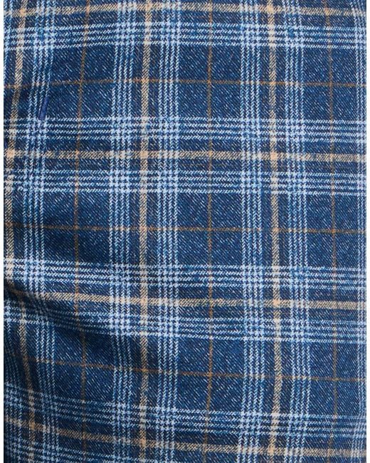 Tramarossa Blue Pants Cotton, Polyester, Elastane for men