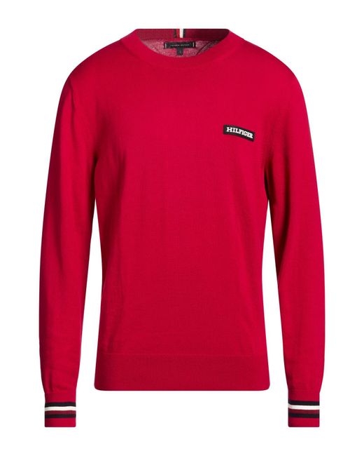Pullover Tommy Hilfiger de hombre de color Red