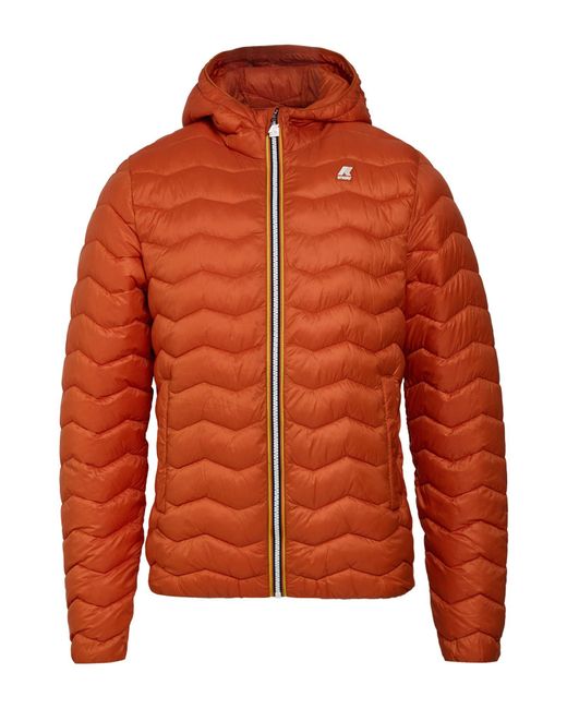 K-Way Orange Puffer for men