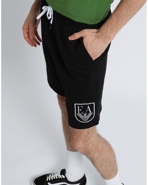 Emporio Armani Black Shorts & Bermuda Shorts for men