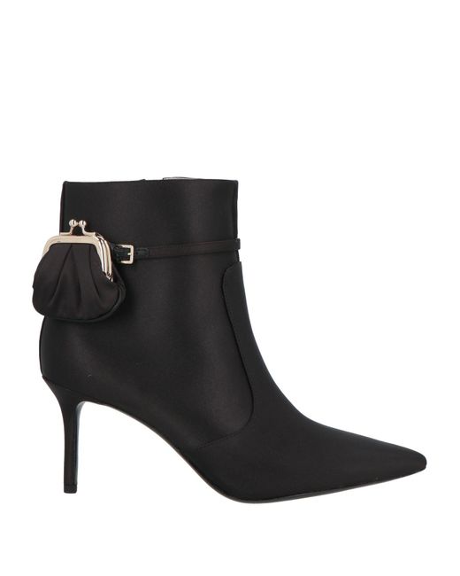 Kate Spade Black Ankle Boots Textile Fibers