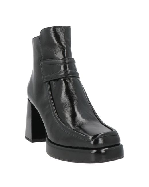 Giorgio Fabiani Black Ankle Boots Leather
