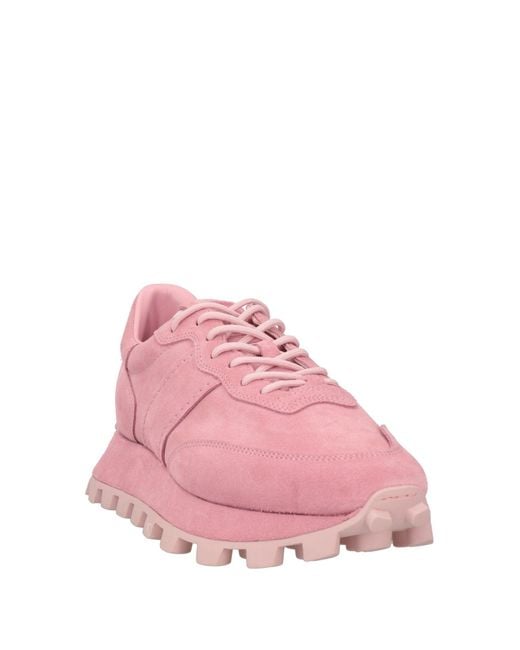 Tod's Pink Antique Rose Sneakers Leather