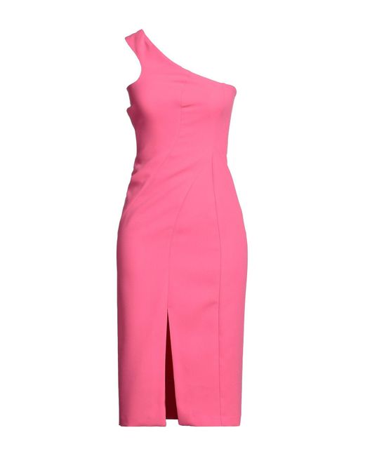 Vestido midi MONIQUE GARÇONNE de color Pink
