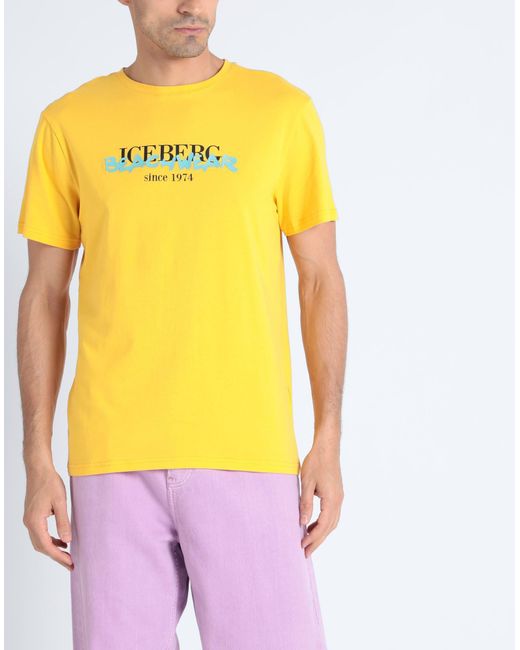 Iceberg Yellow T-shirt for men