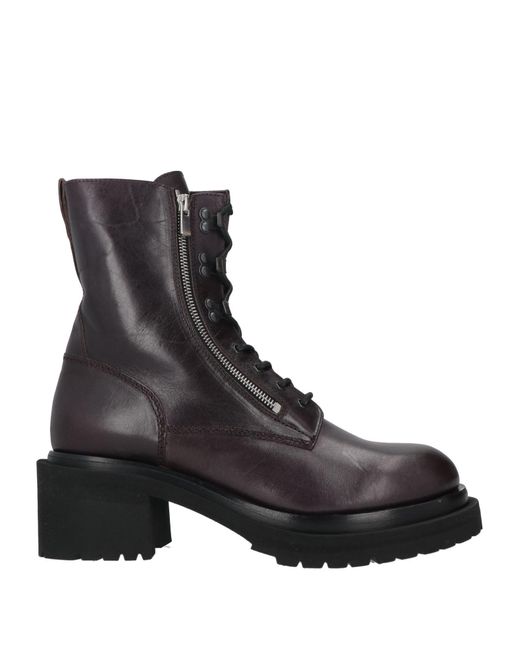 Officine Creative Black Ankle Boots