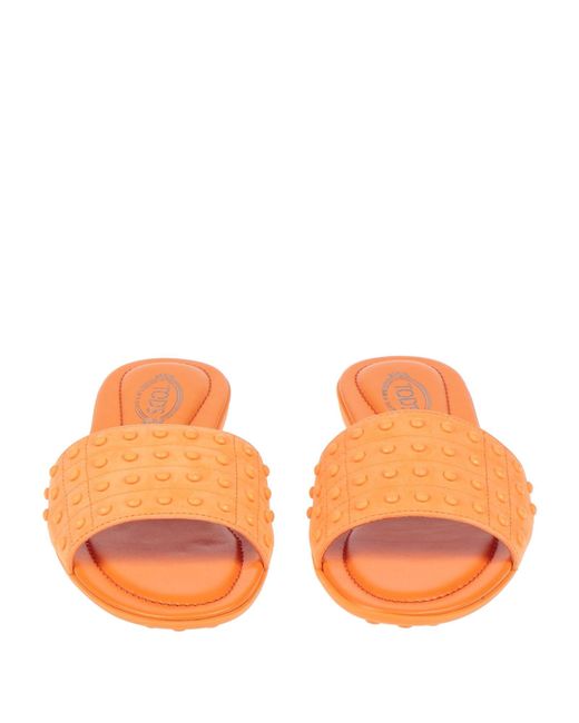 Tod's Orange Sandals
