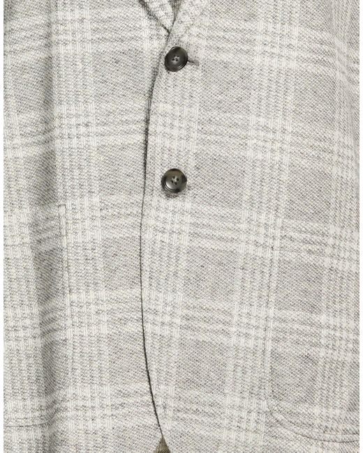 Paoloni Gray Blazers for men