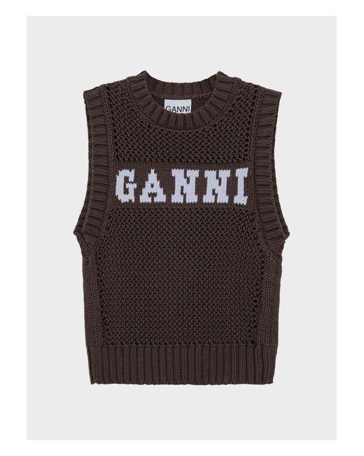 Ganni Black Pullover