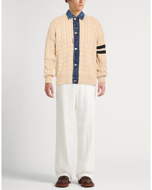 DSquared² Natural Cardigans for men