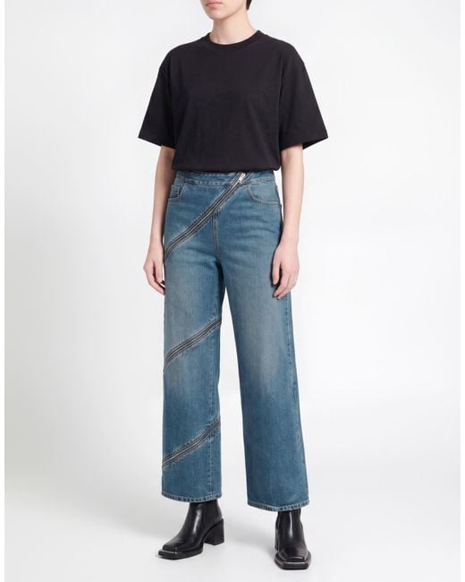 Alaïa Blue Jeans Cotton, Polyester