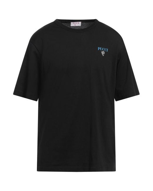 Emilio Pucci Black T-shirt for men