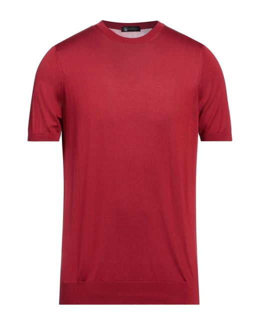 Colombo Red Sweater for men