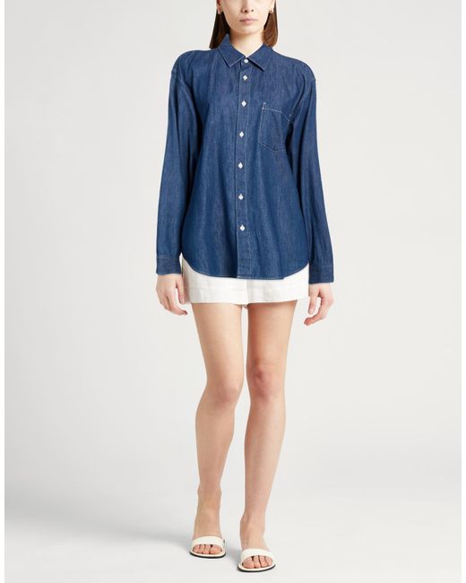Theory Blue Denim Shirt