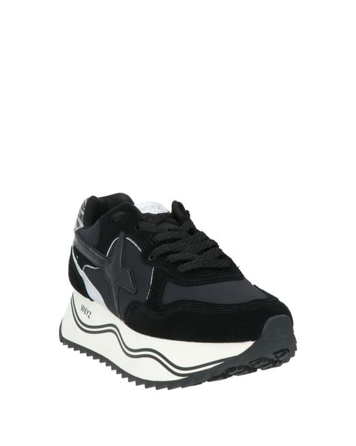 W6yz Black Trainers