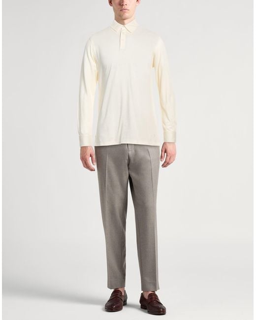 Polo Hackett de hombre de color White