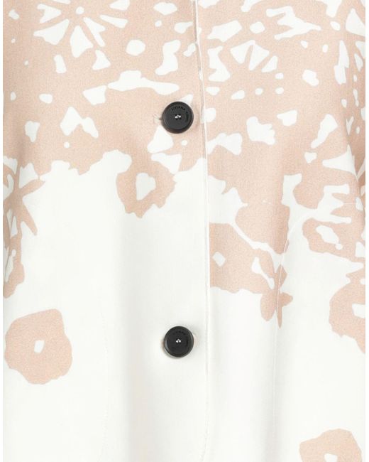 Liviana Conti White Blazer Viscose, Polyamide, Elastane