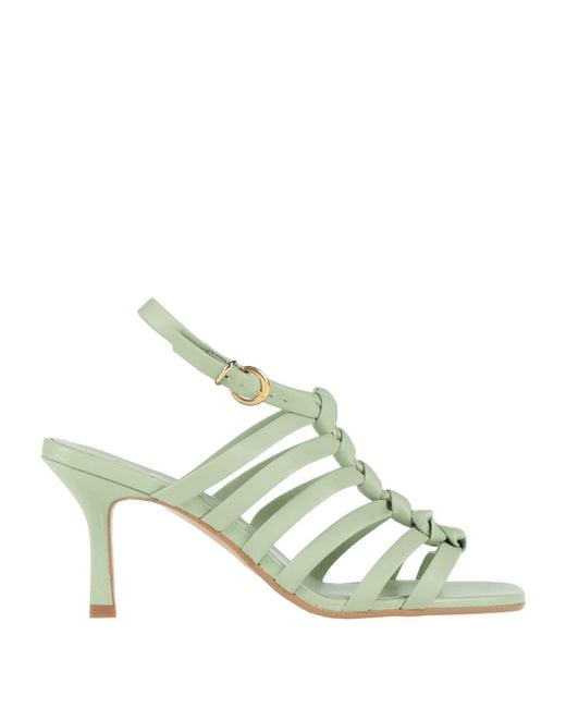 PAOLO MATTEI Green Sandals