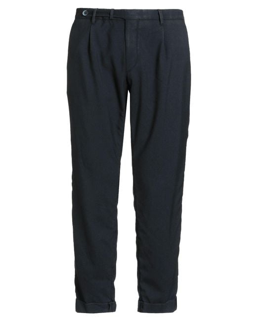 GTA IL PANTALONE Blue Midnight Pants Wool for men