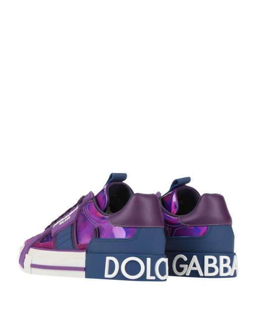 Dolce & Gabbana Purple Sneakers