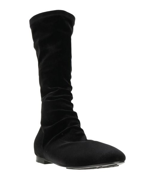 Giorgio Armani Black Boot Textile Fibers
