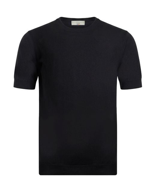 FILIPPO DE LAURENTIIS Black Sweater Cotton for men