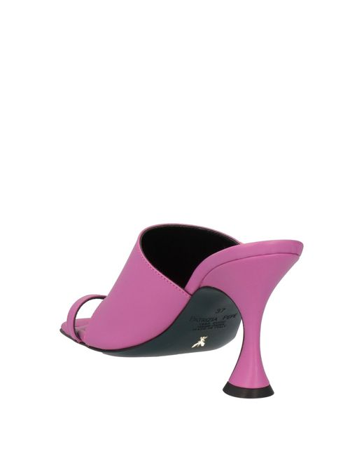 Tongs Patrizia Pepe en coloris Pink