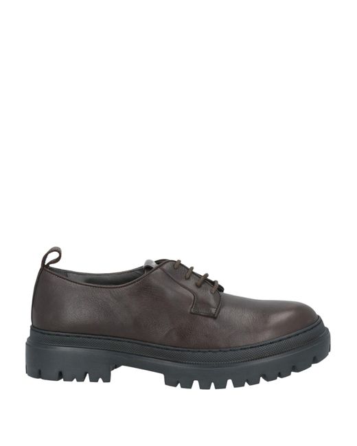 Pollini Gray Lace-up Shoes for men