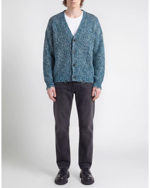 Amaranto Blue Cardigans for men