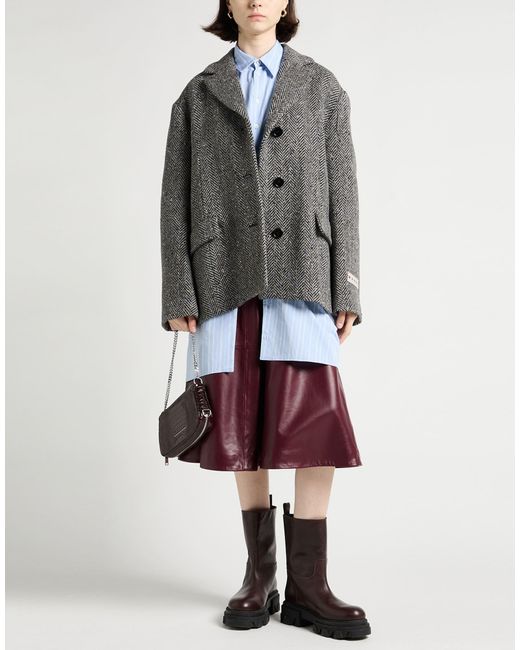 Marni Gray Coat Wool