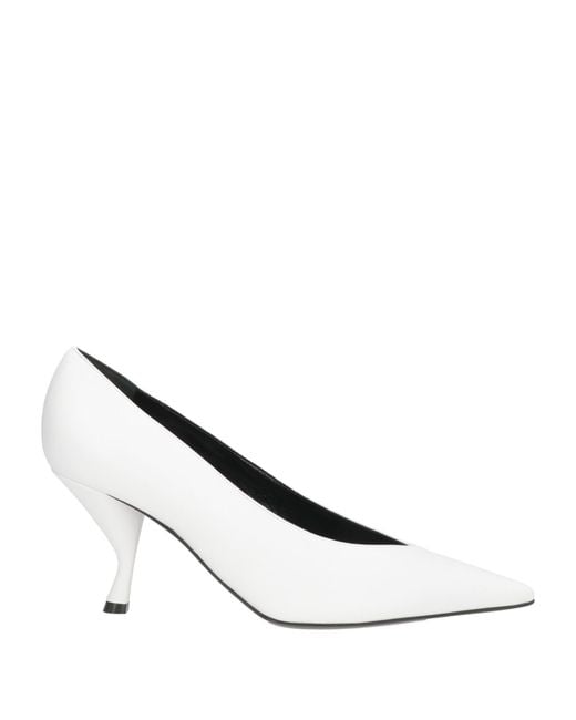Sergio Rossi White Pumps Leather