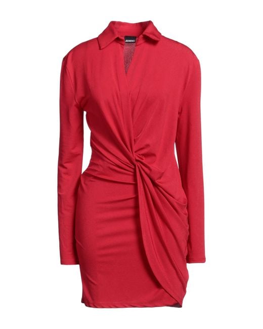 Jacquemus Red Mini Dress