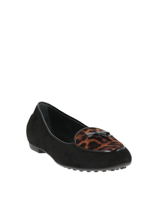 Tod's Black Ballet Flats
